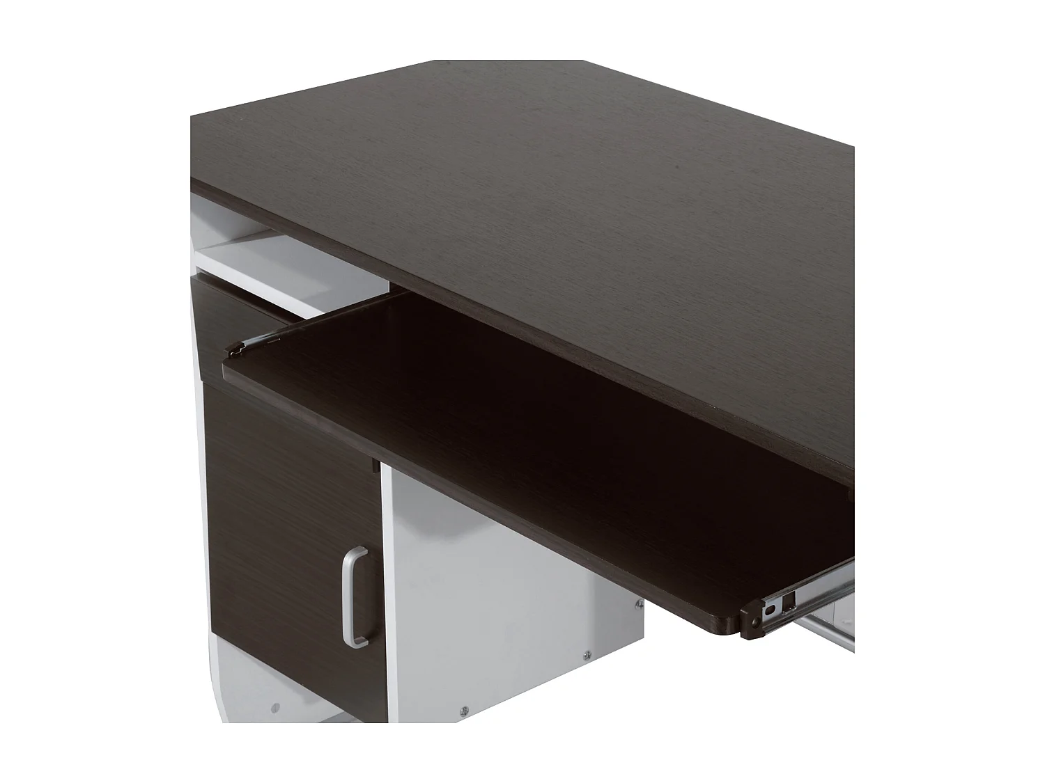 Scrivania per computer porta pc con cassetto in legno 100x52x75 cm