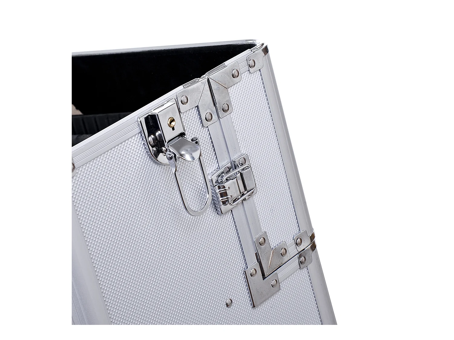 Valigetta trolley beauty case per trucco in alluminio