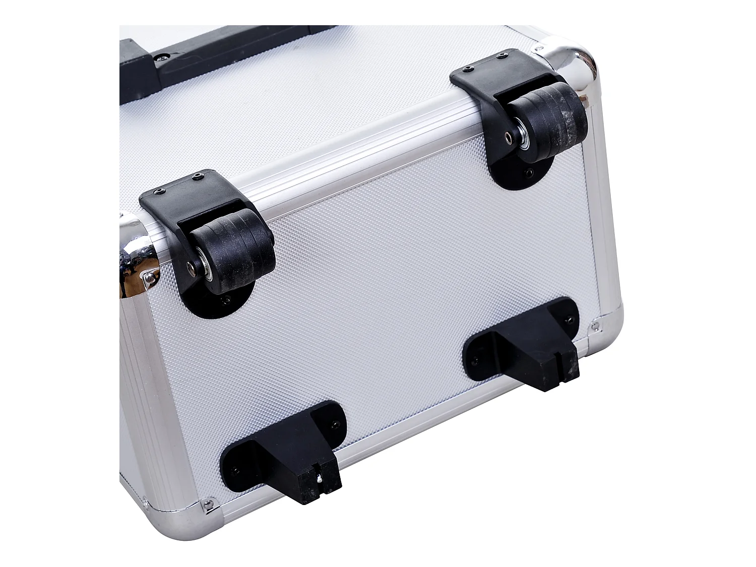 Valigetta trolley beauty case per trucco in alluminio