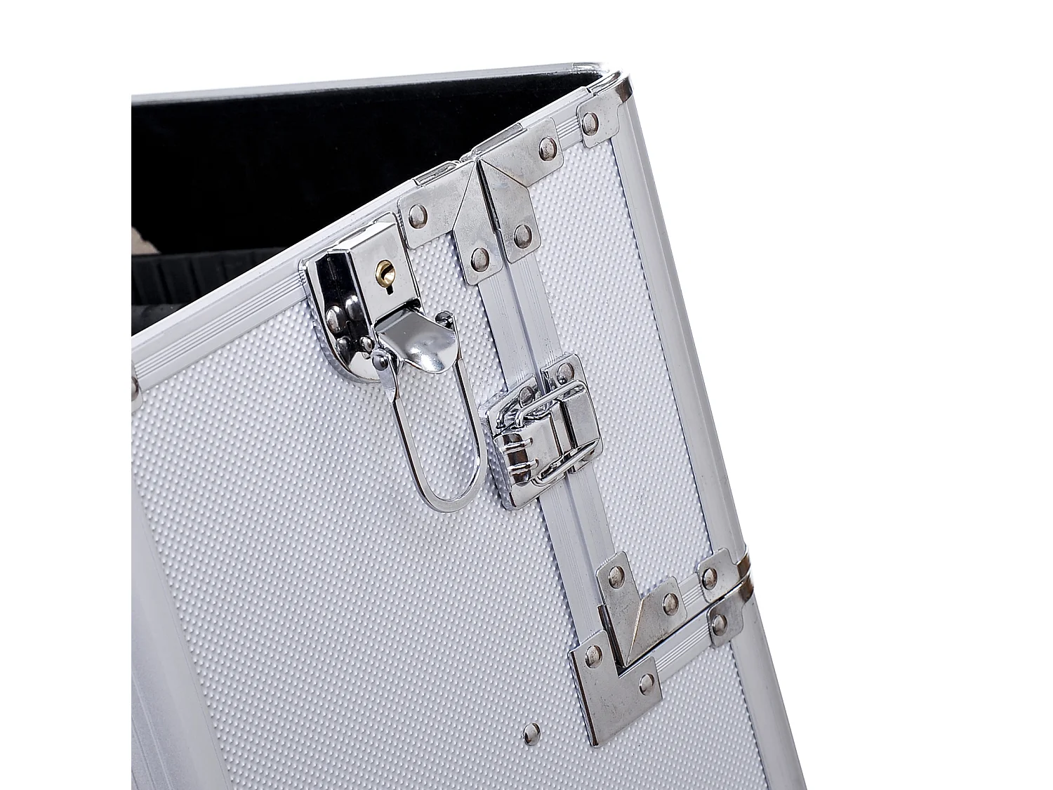 Valigetta trolley beauty case per trucco in alluminio