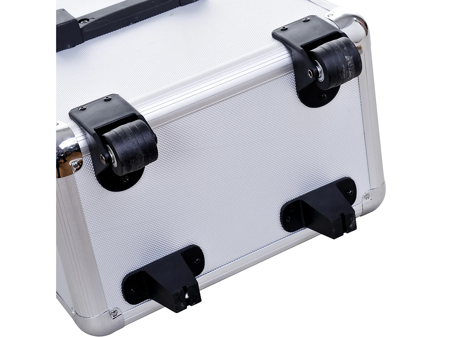 Valigetta trolley beauty case per trucco in alluminio