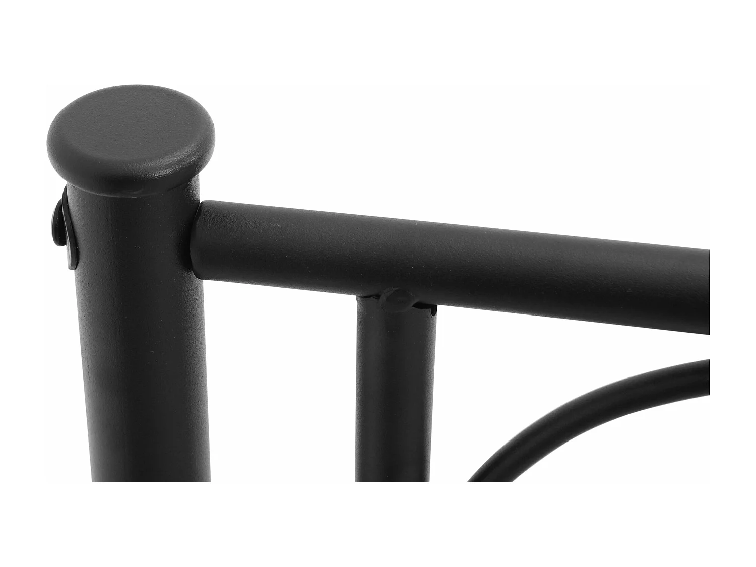 Struttura letto singolo 90x200cm in acciaio doghe e testiera