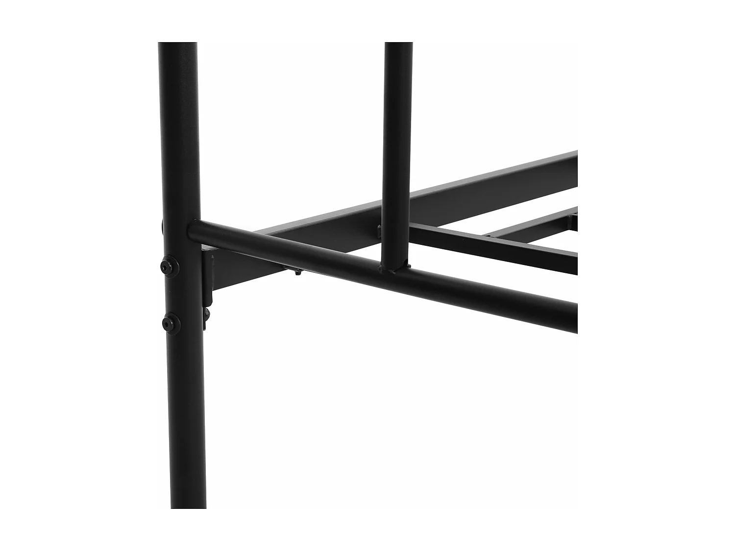 Struttura letto singolo 90x200cm in acciaio doghe e testiera