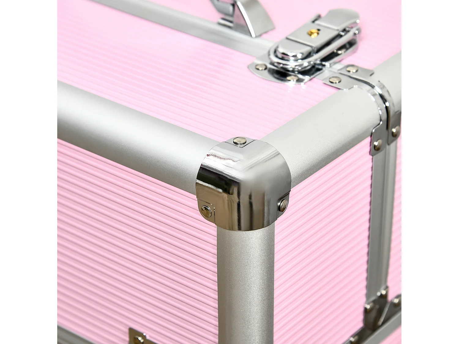 Trolley valigetta trucchi professionale con blocco a 2 chiavi