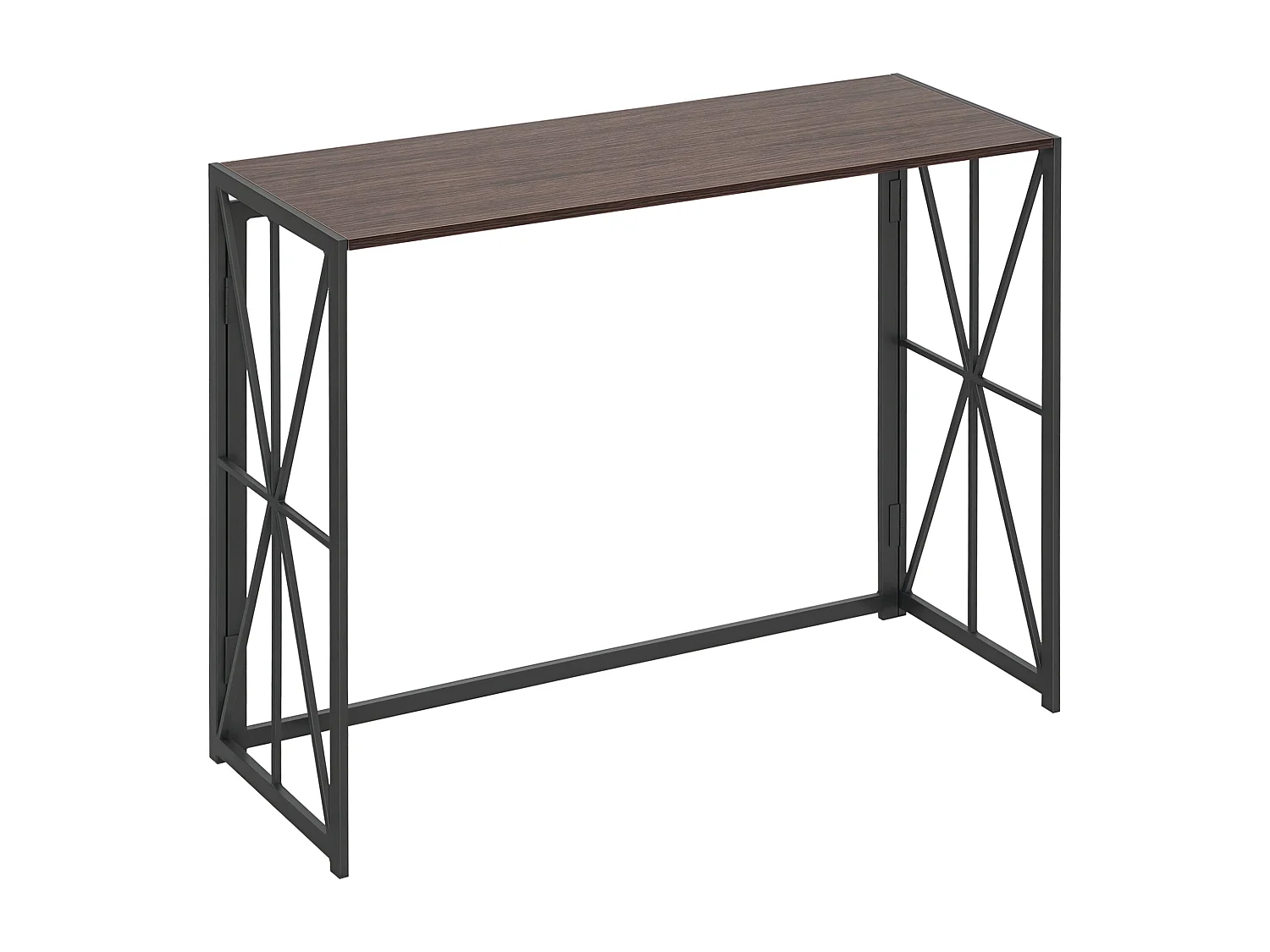 Tavolo consolle da ingresso in stile industriale pieghevole