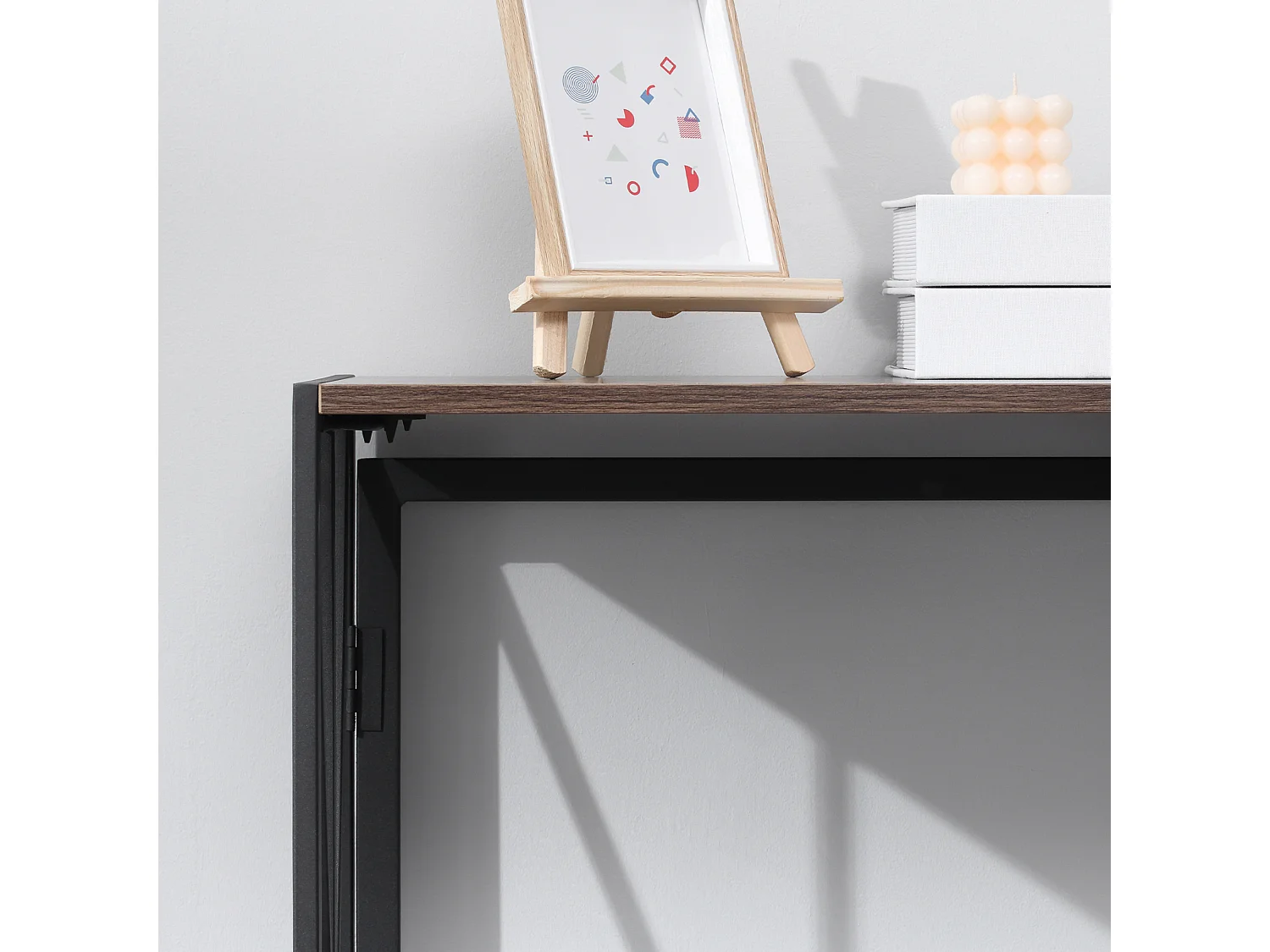 Tavolo consolle da ingresso in stile industriale pieghevole