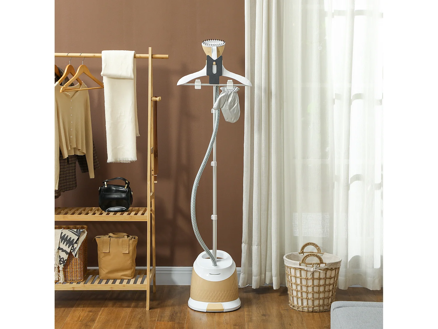 Ferro da stiro verticale a vapore 1800w con accessori inclusi