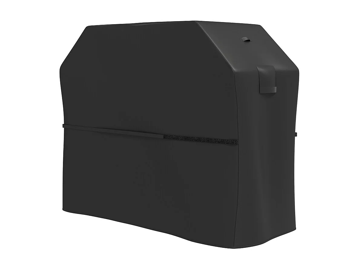 Copertura per barbecue, resistente alle intemperie, Oxford 600D, nera (147x61x122 cm)