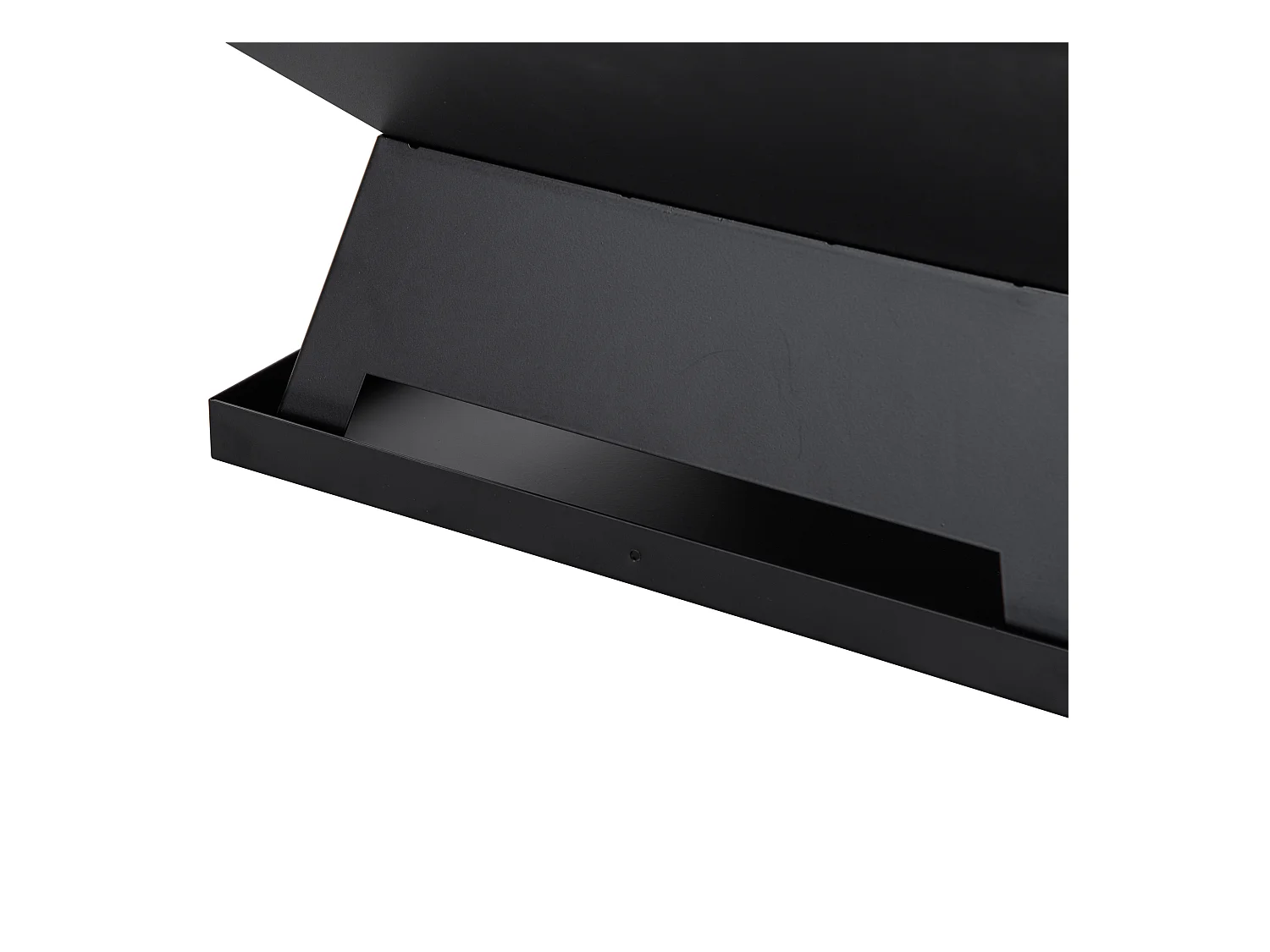 Tuinvuurschaal met kookrooster, vonkenvanger, staal, zwart (45x45x34 cm)