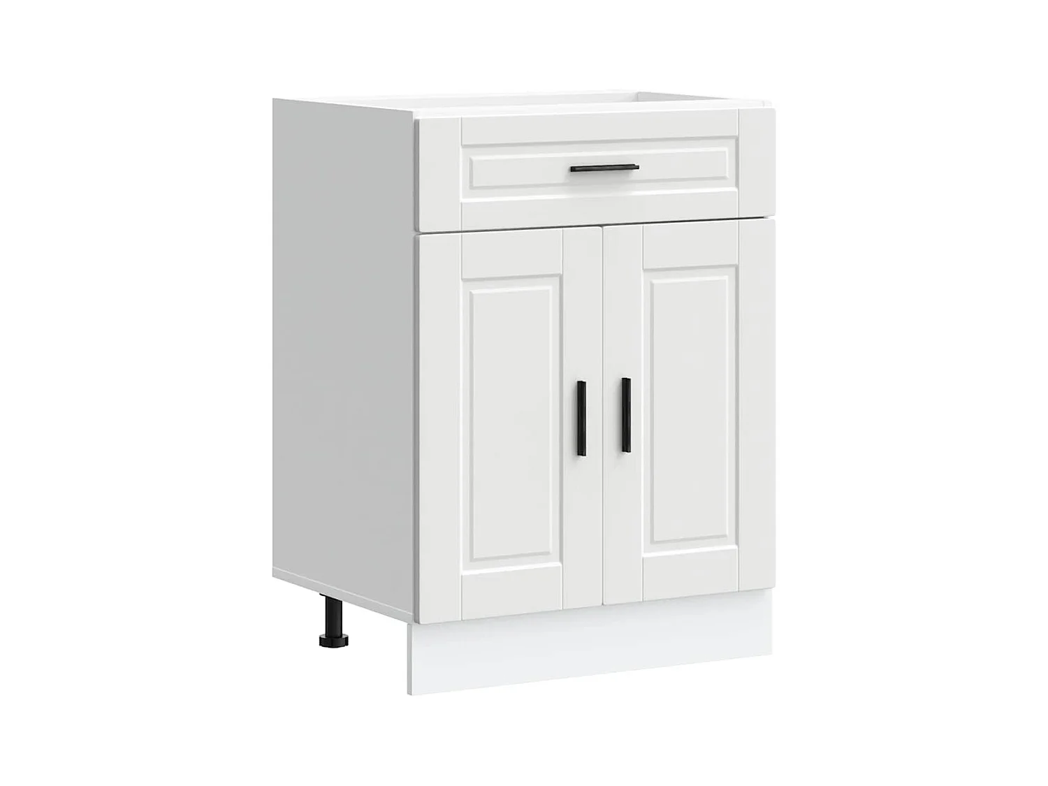 Armoire de cuisine blanc bois d'ingénierie