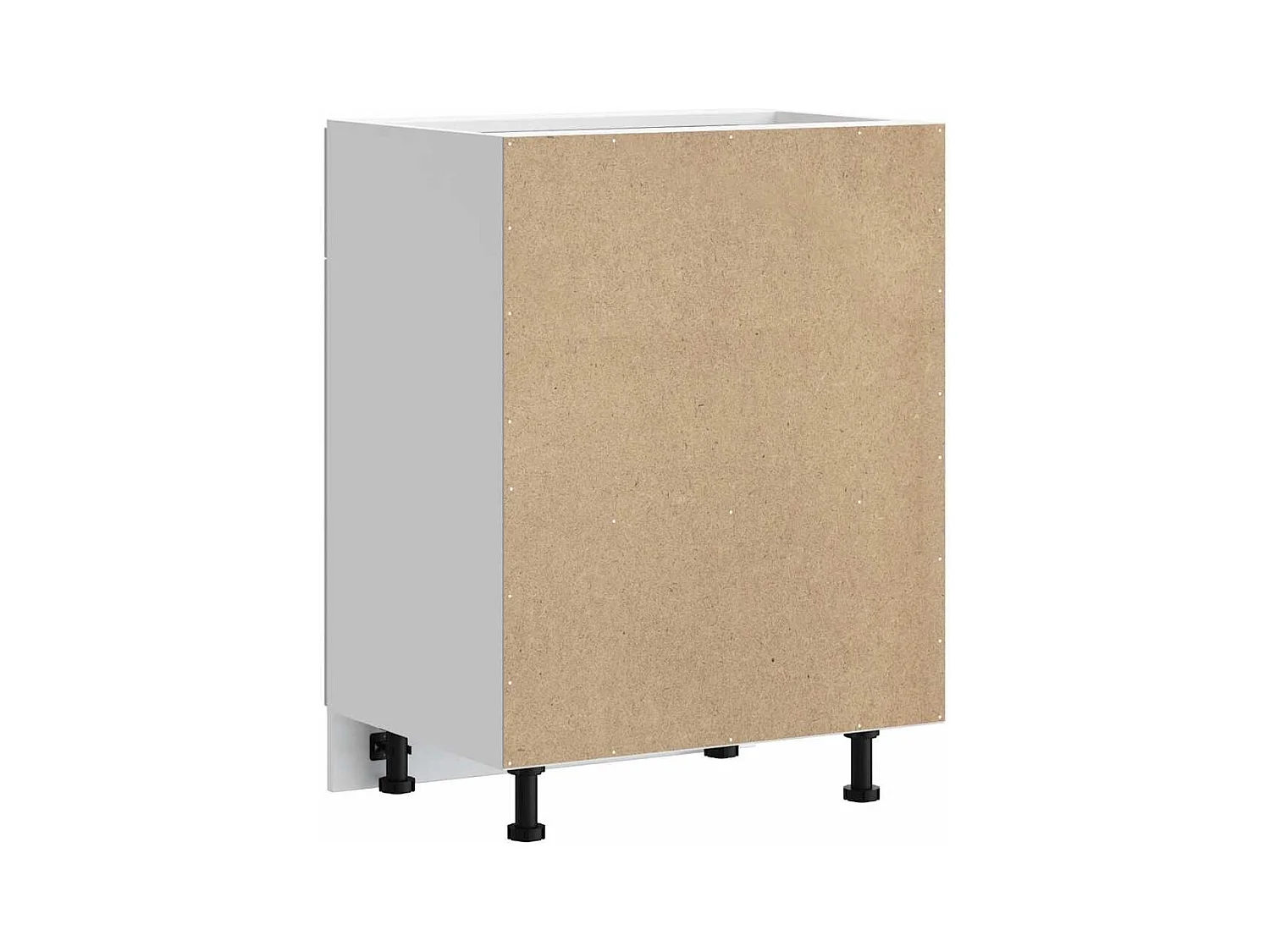 Armoire de cuisine blanc bois d'ingénierie