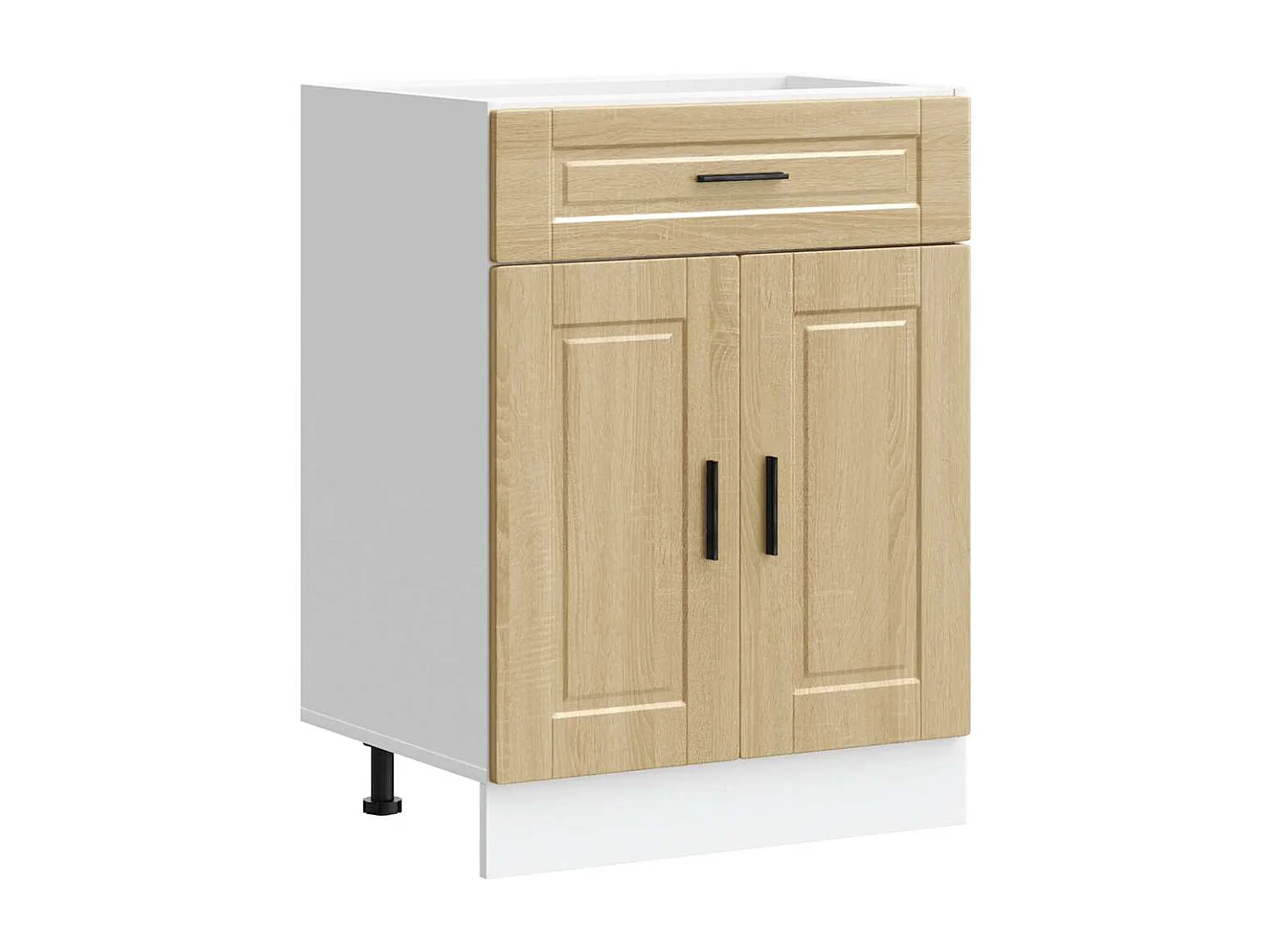 Armoire de cuisine chêne sonoma bois d'ingénierie