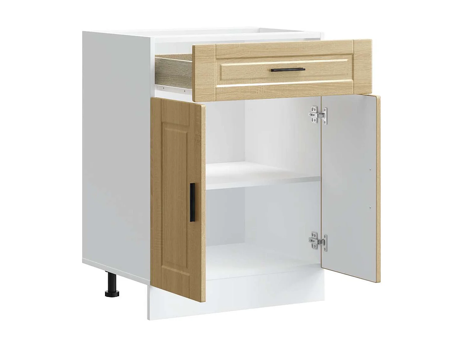 Armoire de cuisine chêne sonoma bois d'ingénierie