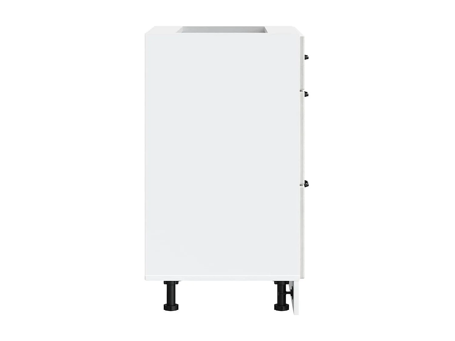 Armoire de cuisine gris béton bois ingénierie