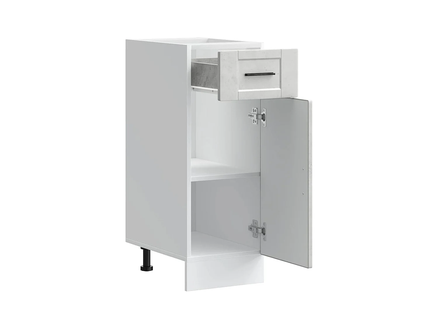 Mobile da cucina in legno ingegnerizzato grigio cemento Porto