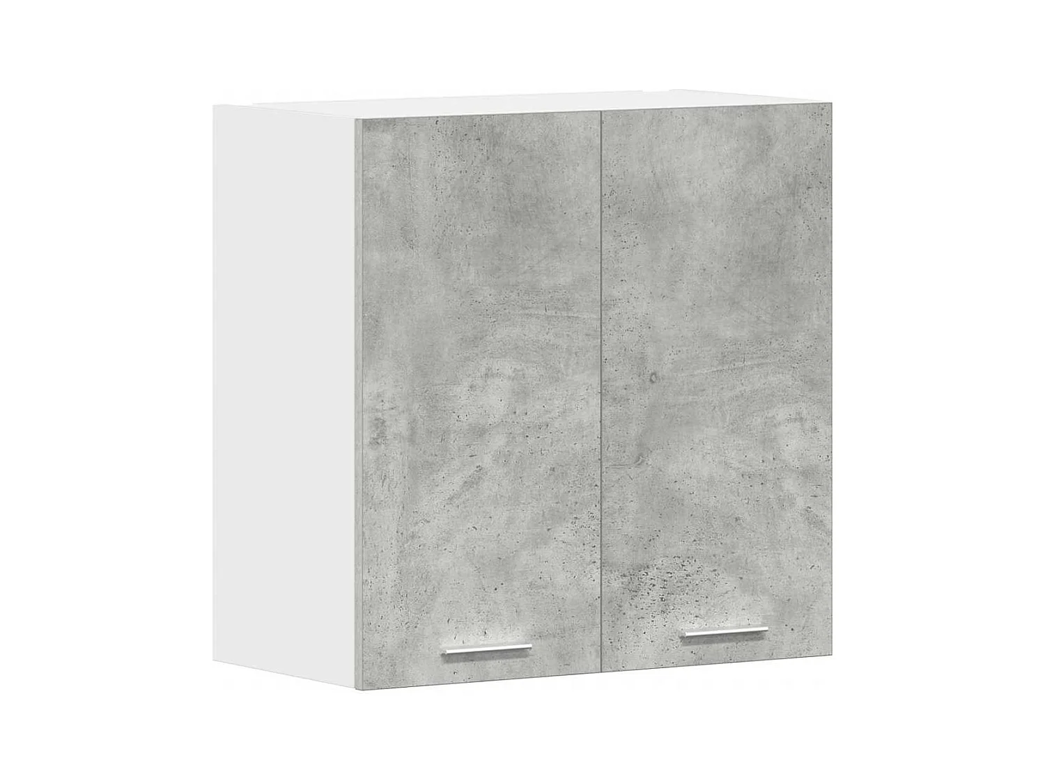 Pensile cucina grigio cemento 60x31x60 cm in legno ingegnerizzato