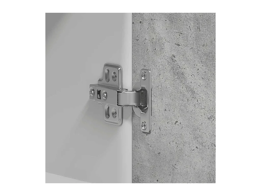 Pensile cucina grigio cemento 60x31x60 cm in legno ingegnerizzato