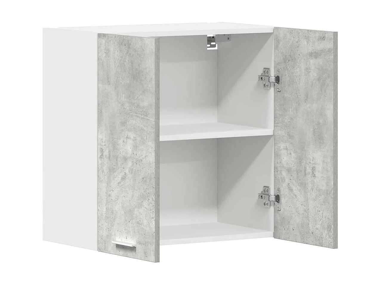 Armoire murale cuisine gris béton 60x31x60 cm bois d'ingénierie