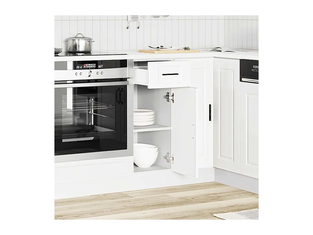 Mobile da cucina in legno ingegnerizzato bianco Porto