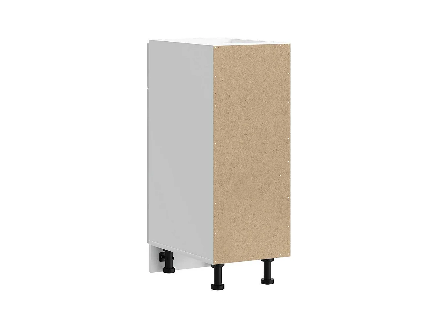 Mobile da cucina in legno ingegnerizzato bianco lucido