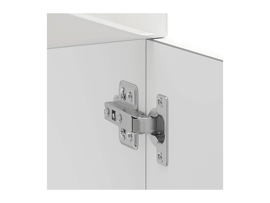 Mobile da cucina in legno ingegnerizzato bianco lucido