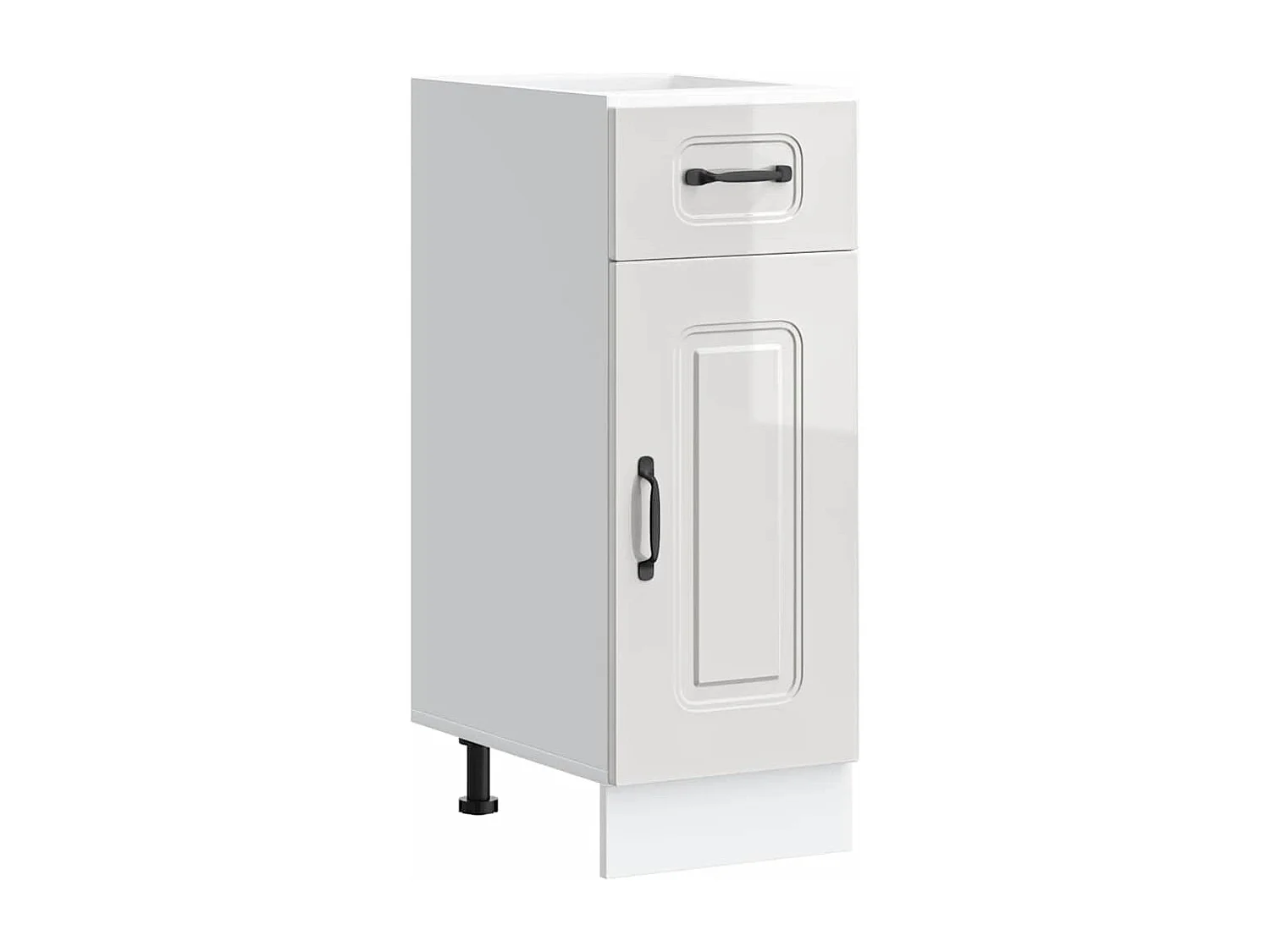 Kalmar keukenkast wit hoogglans bewerkt hout