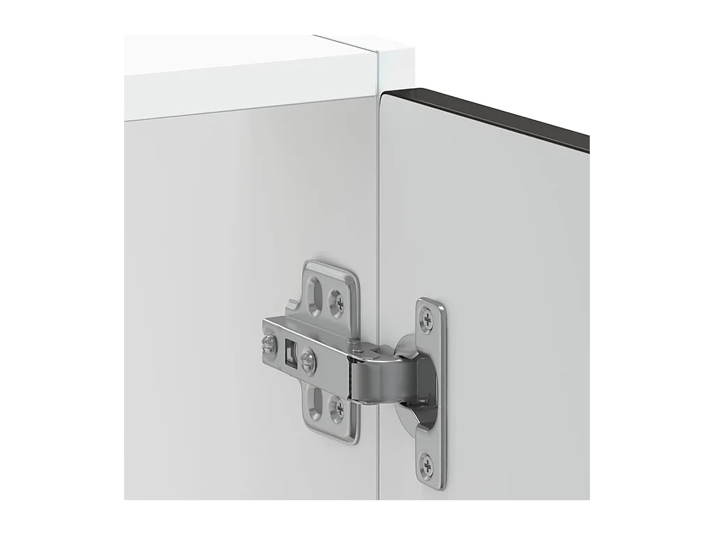 Mobile lavabo nero 60x46x81,5 cm in legno ingegnerizzato