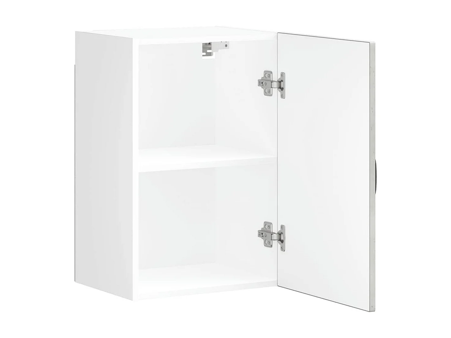 Armoire murale de cuisine gris béton bois d'ingénierie