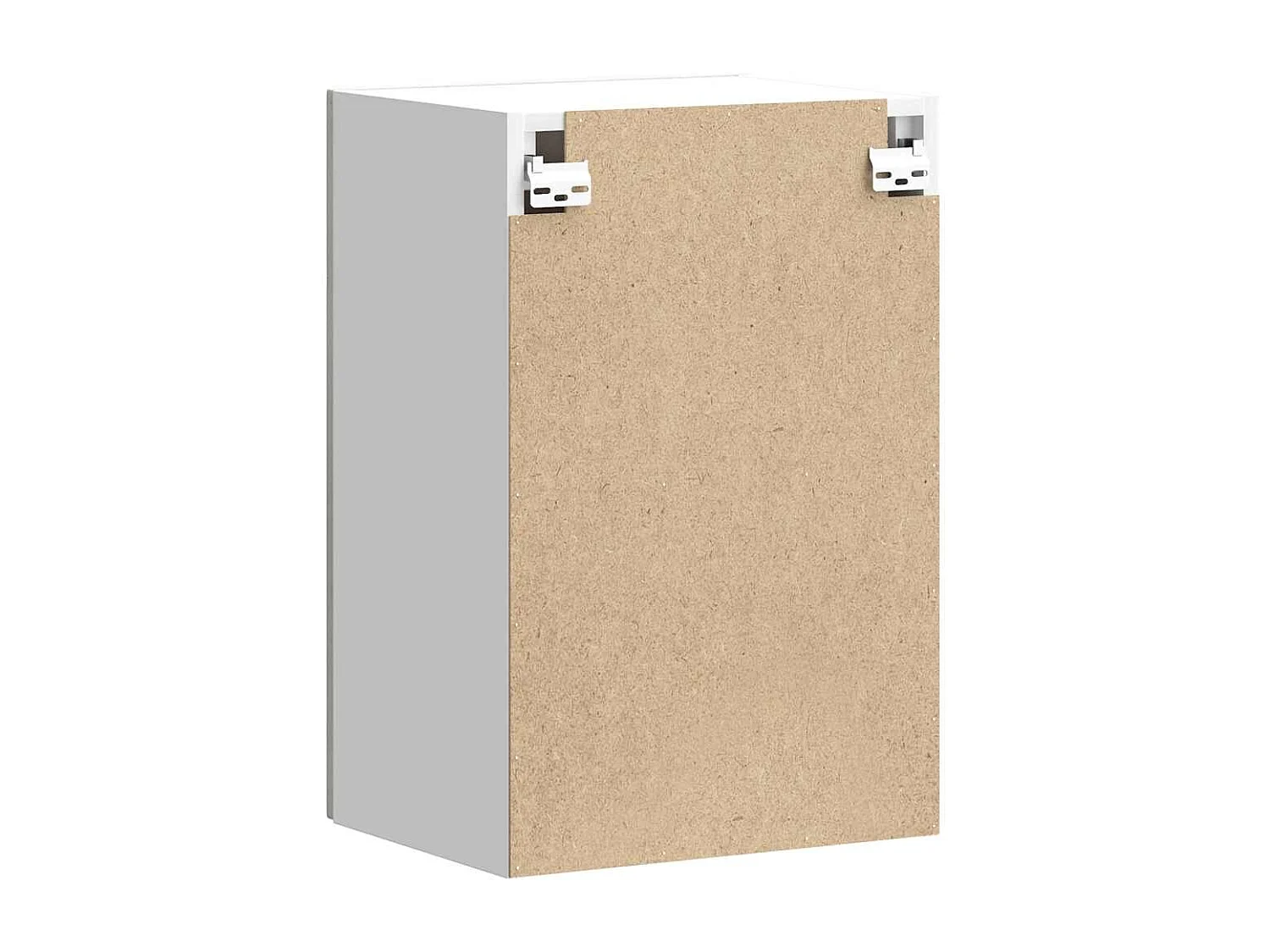 Armoire murale de cuisine gris béton bois d'ingénierie