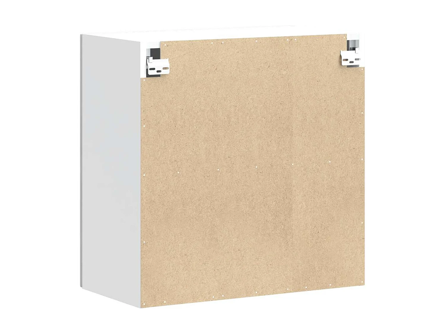 Armoire murale de cuisine gris béton bois d'ingénierie