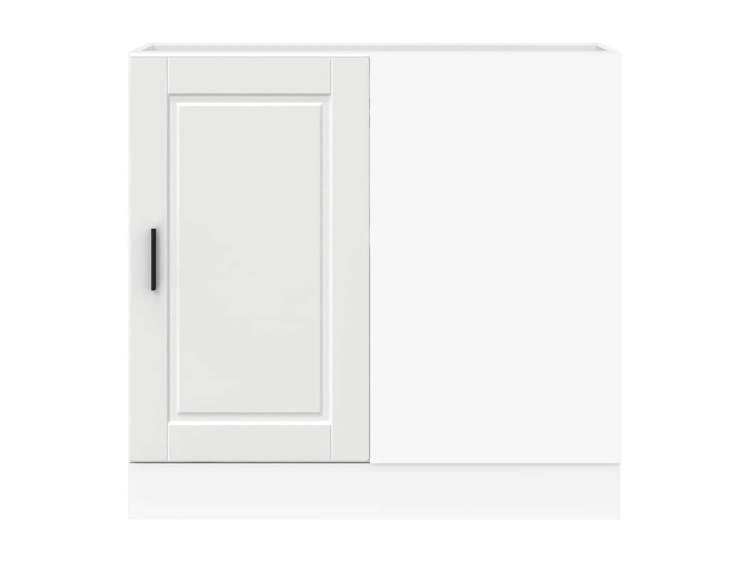 Mueble de cocina de madera de ingeniería blanca Porto