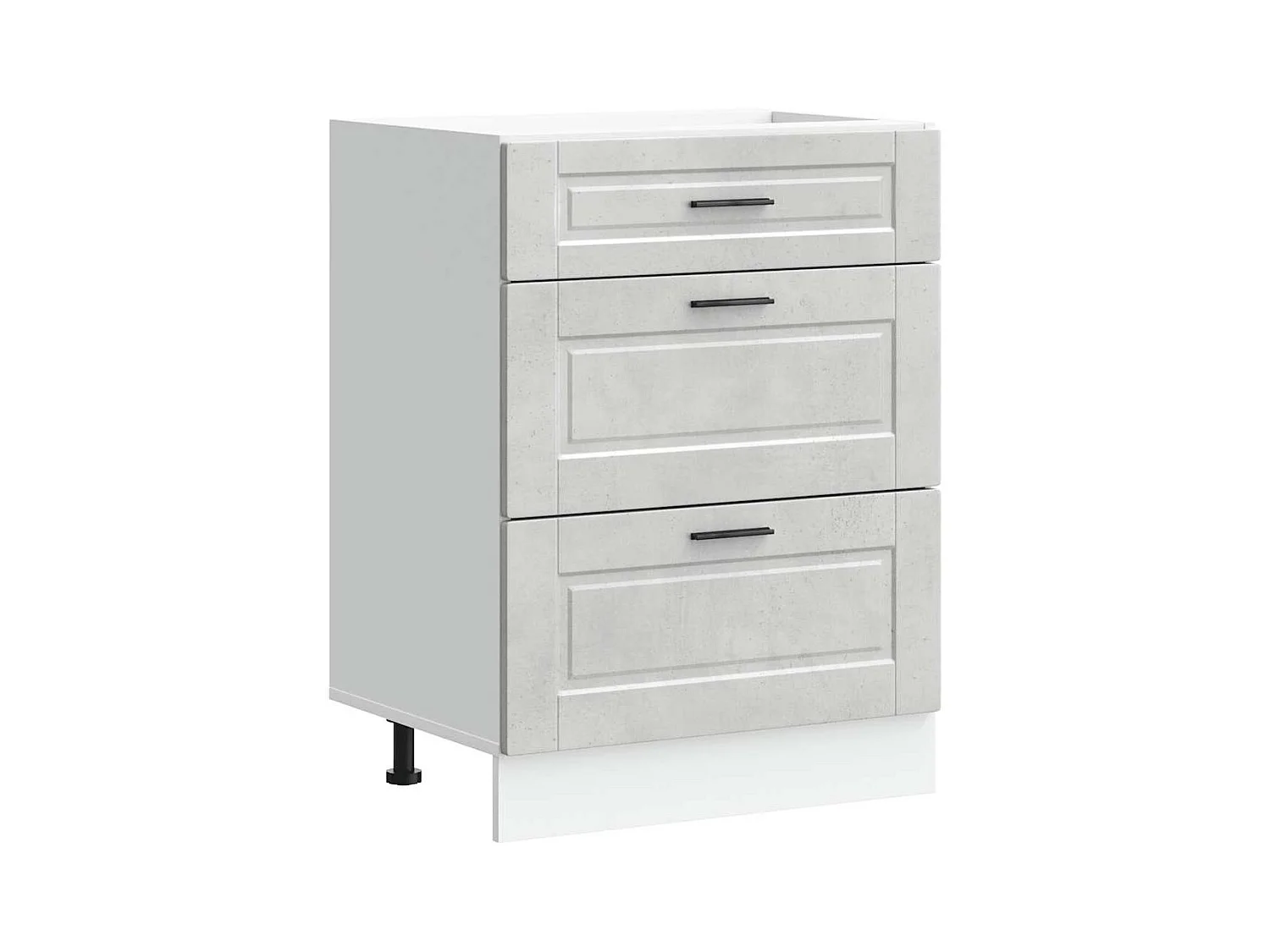 Mobile da cucina in legno ingegnerizzato grigio cemento Porto