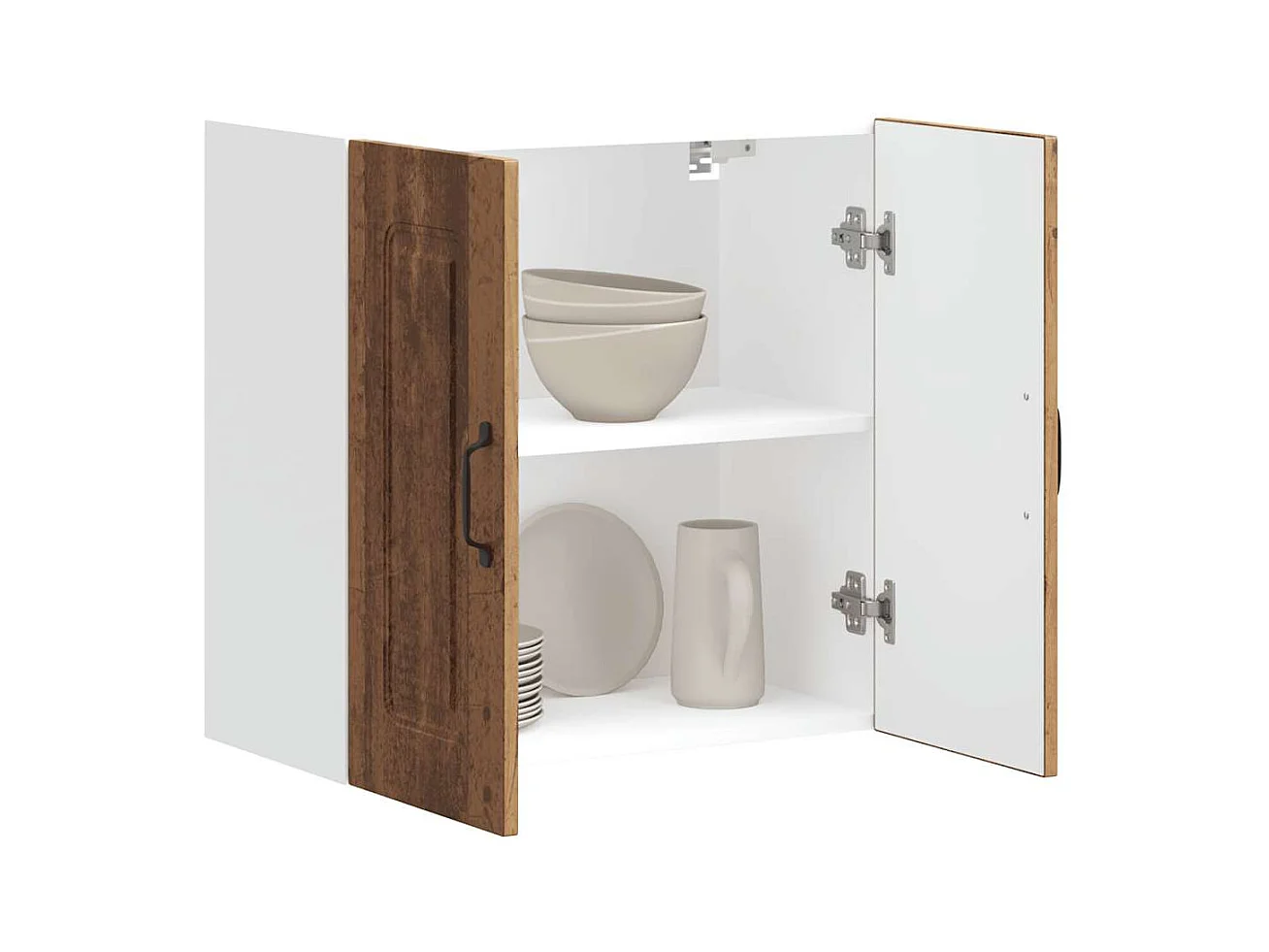 Pensile da cucina in legno vecchio, legno ingegnerizzato