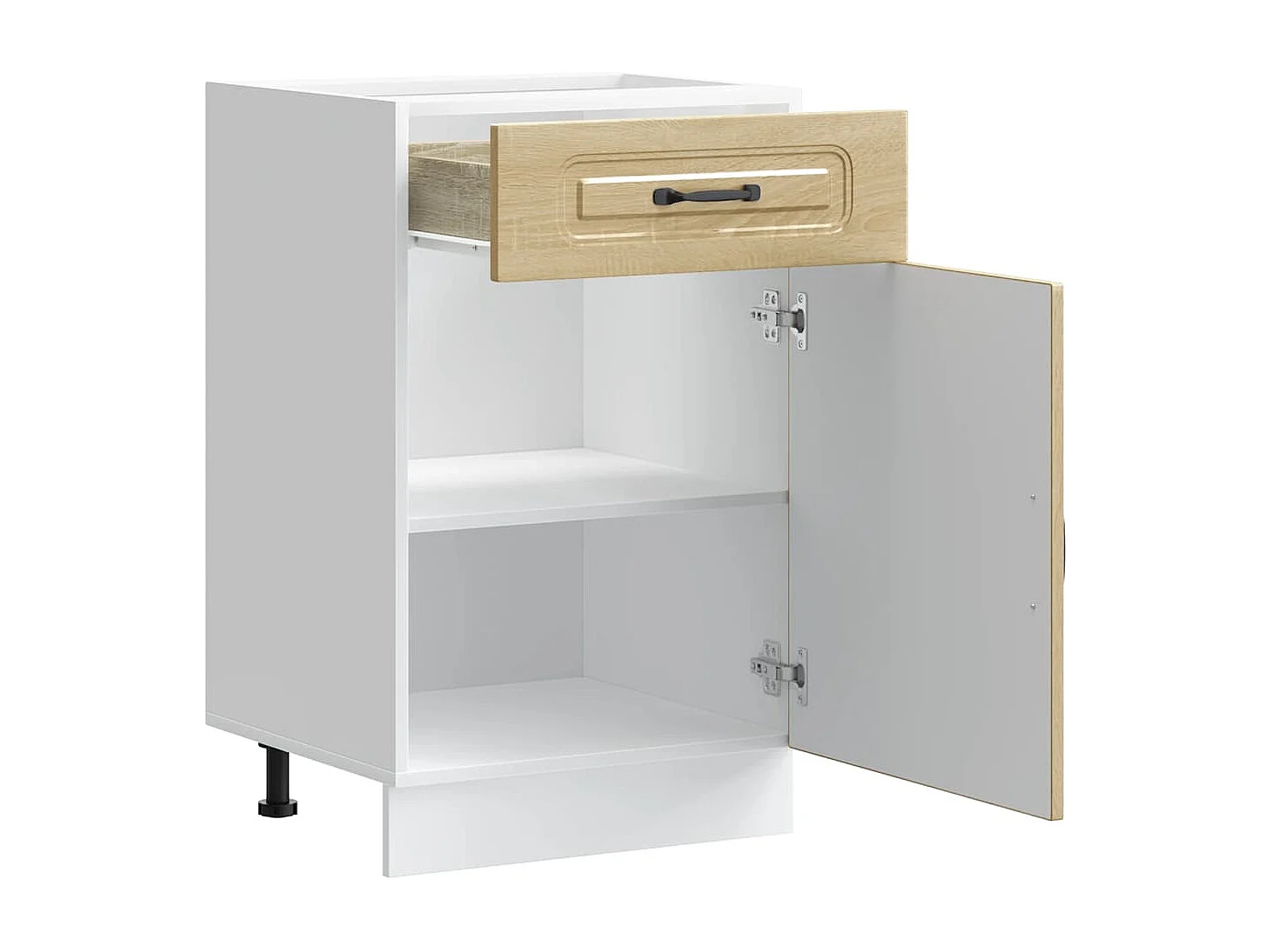 Armoire de cuisine chêne sonoma bois d'ingénierie