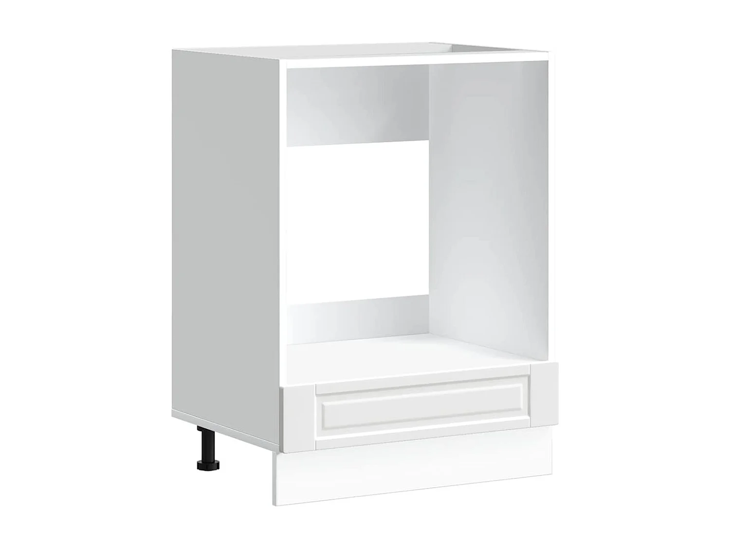 Armoire à four blanc bois d'ingénierie