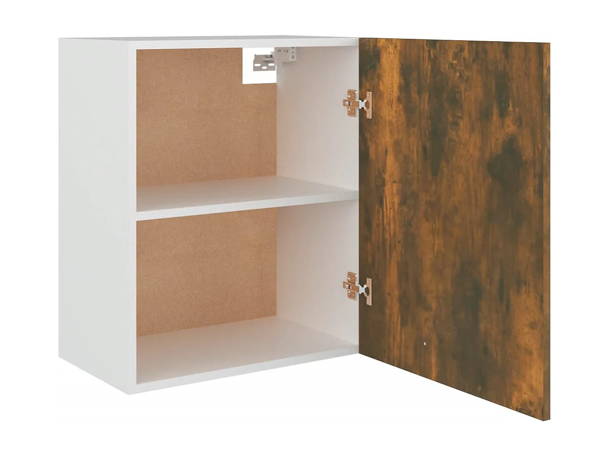 Armoire suspendue Chêne fumé 50x31x60 cm