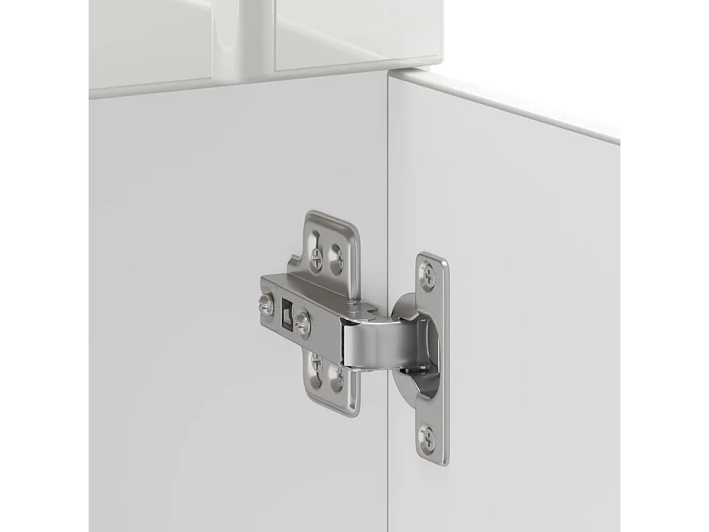 Mobile da cucina in legno ingegnerizzato bianco lucido