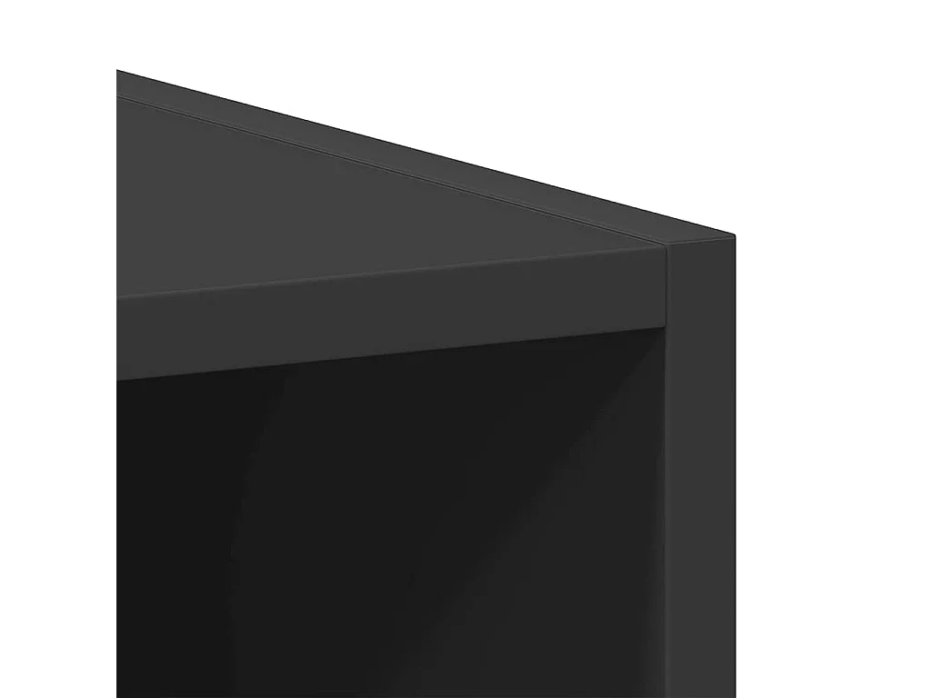 Armario colgante Riga negro 40x29,5x60 cm madera de ingeniería