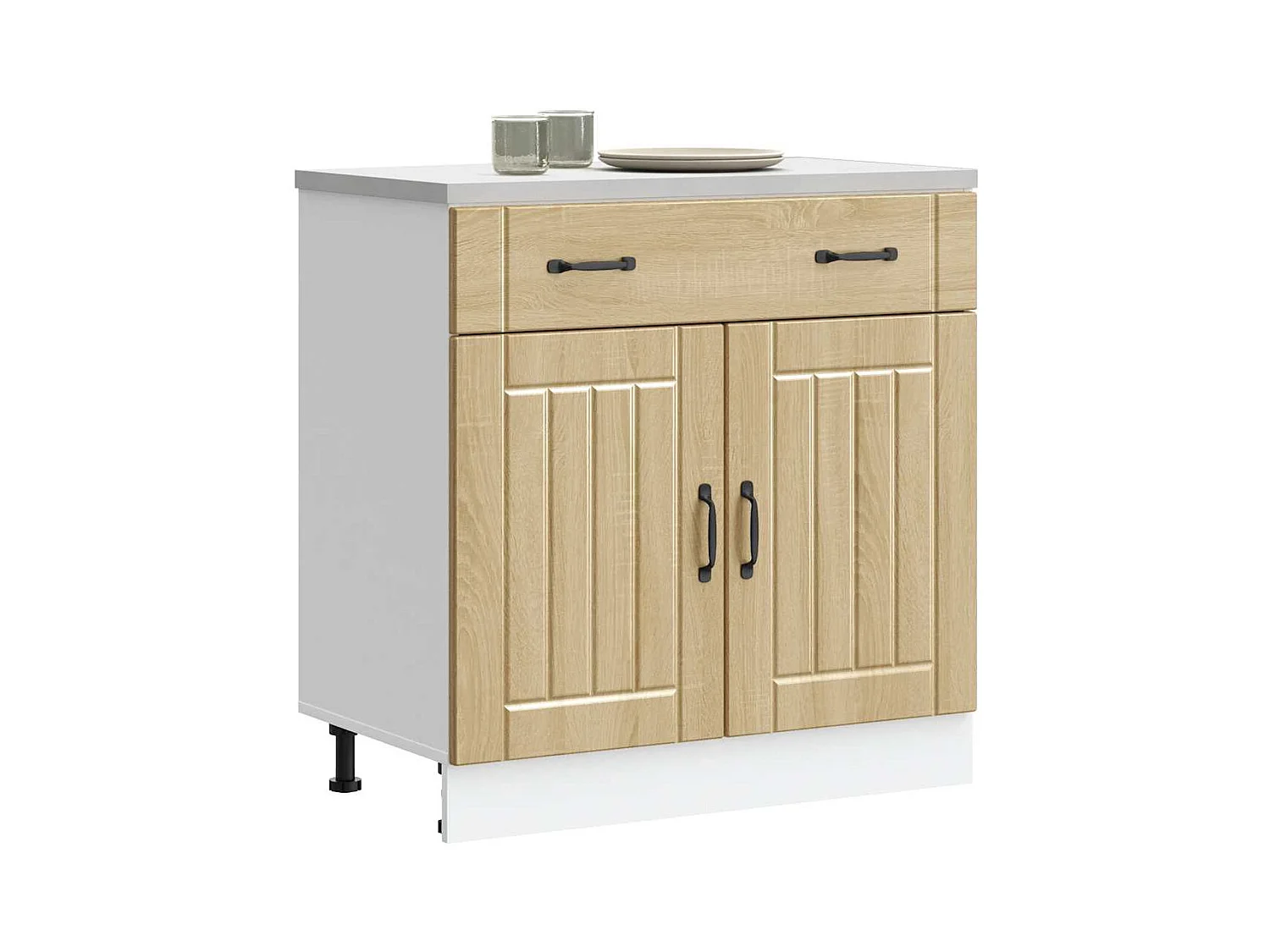 Mobile da cucina in legno ingegnerizzato rovere Sonoma