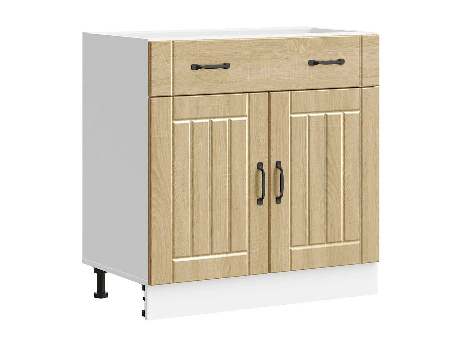 Armoire de cuisine chêne sonoma bois ingénierie