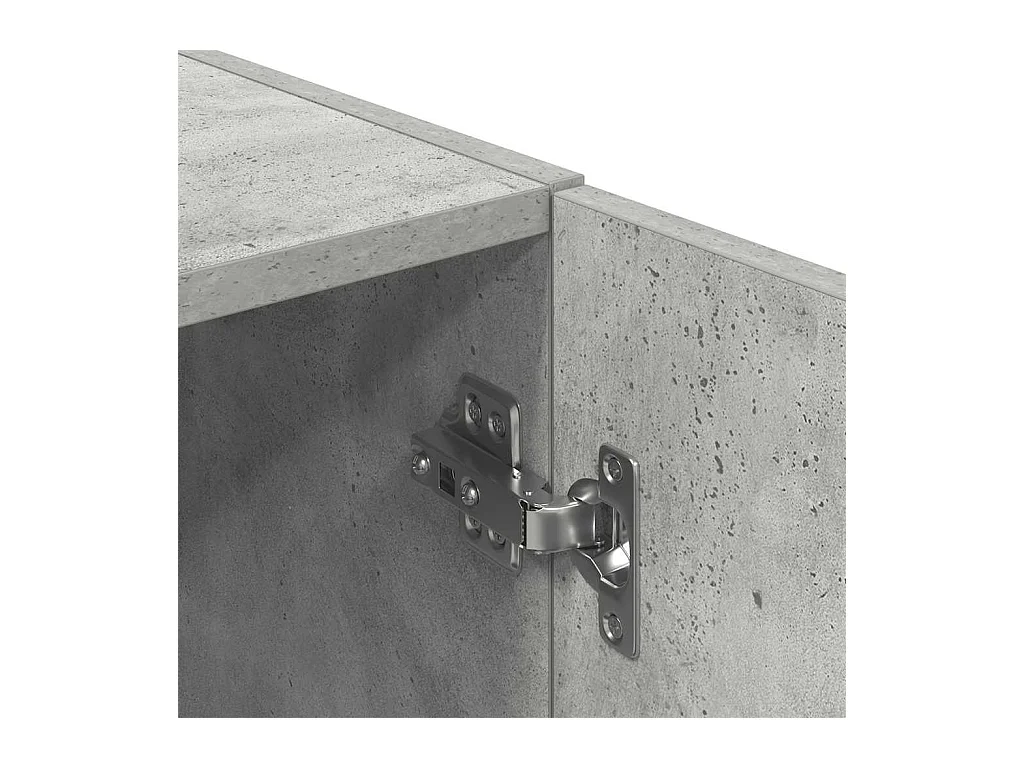 Mobile da cucina grigio cemento 38x41,5x131,5 cm in legno ingegnerizzato