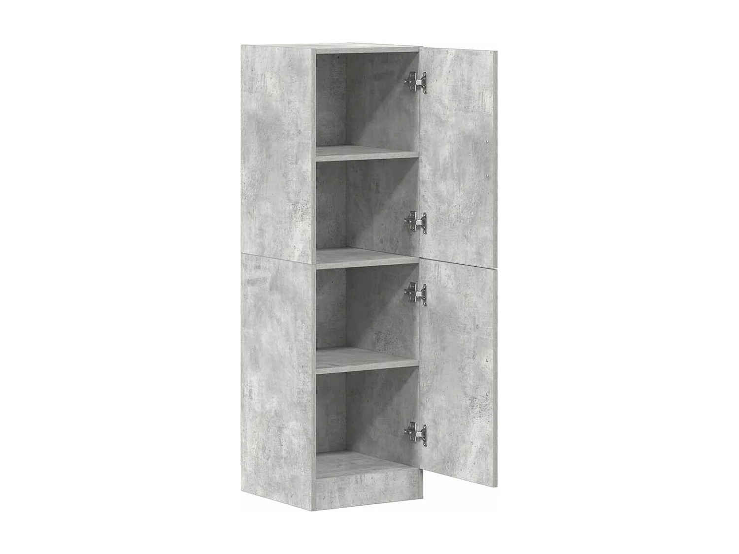 Armoire de cuisine gris béton 38x41,5x131,5 cm bois ingénierie