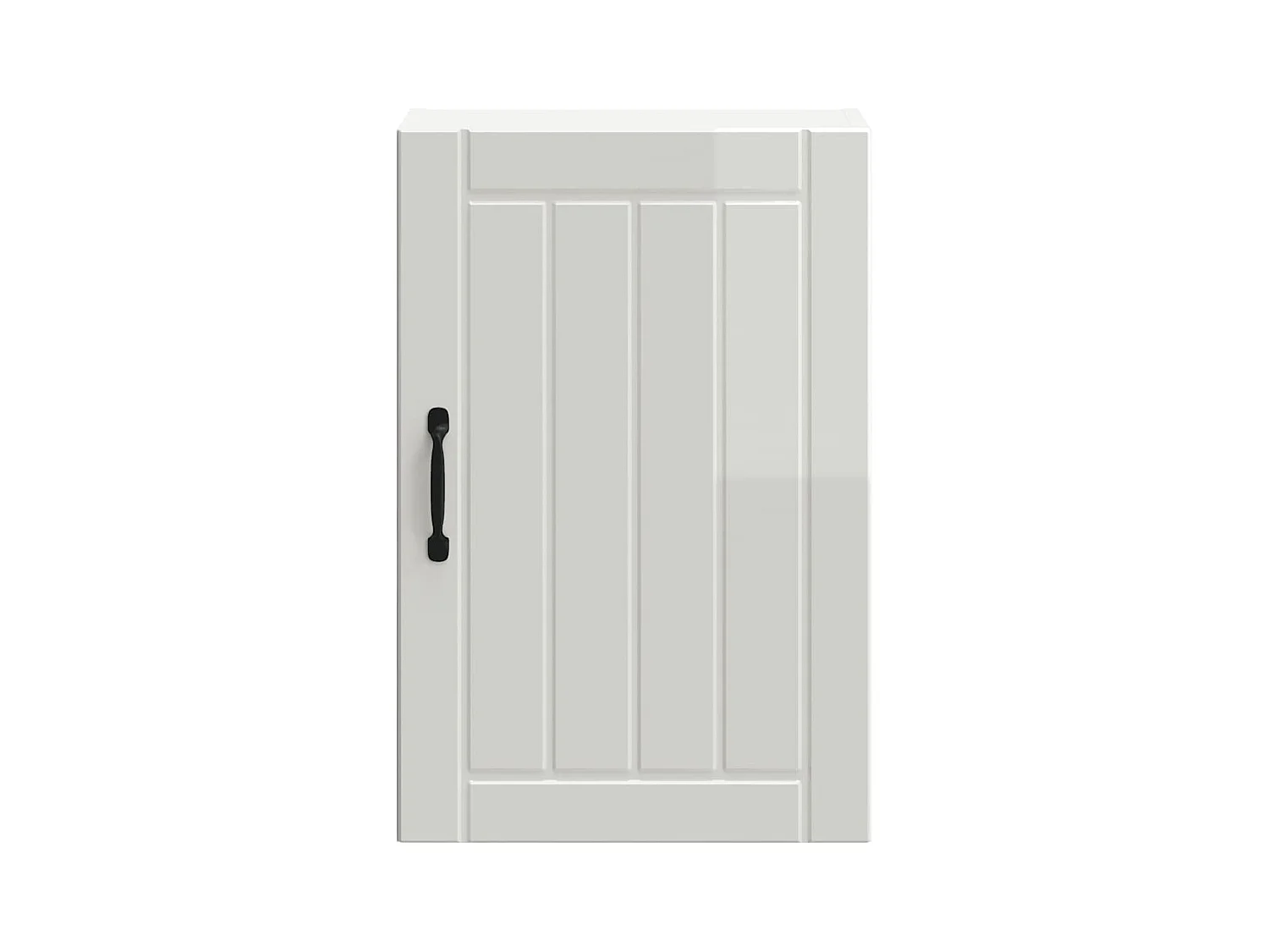 Mobile pensile da cucina in legno ingegnerizzato bianco lucido