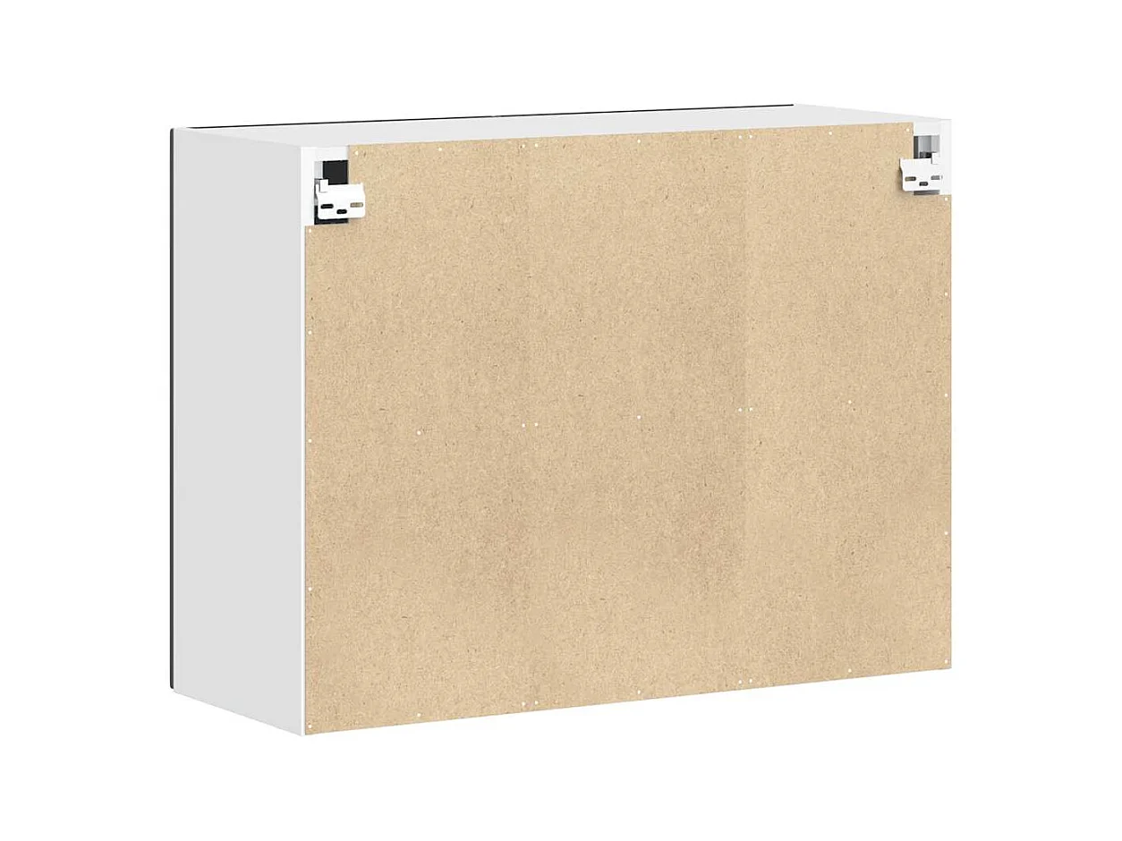 Mobile da cucina in legno ingegnerizzato nero Porto