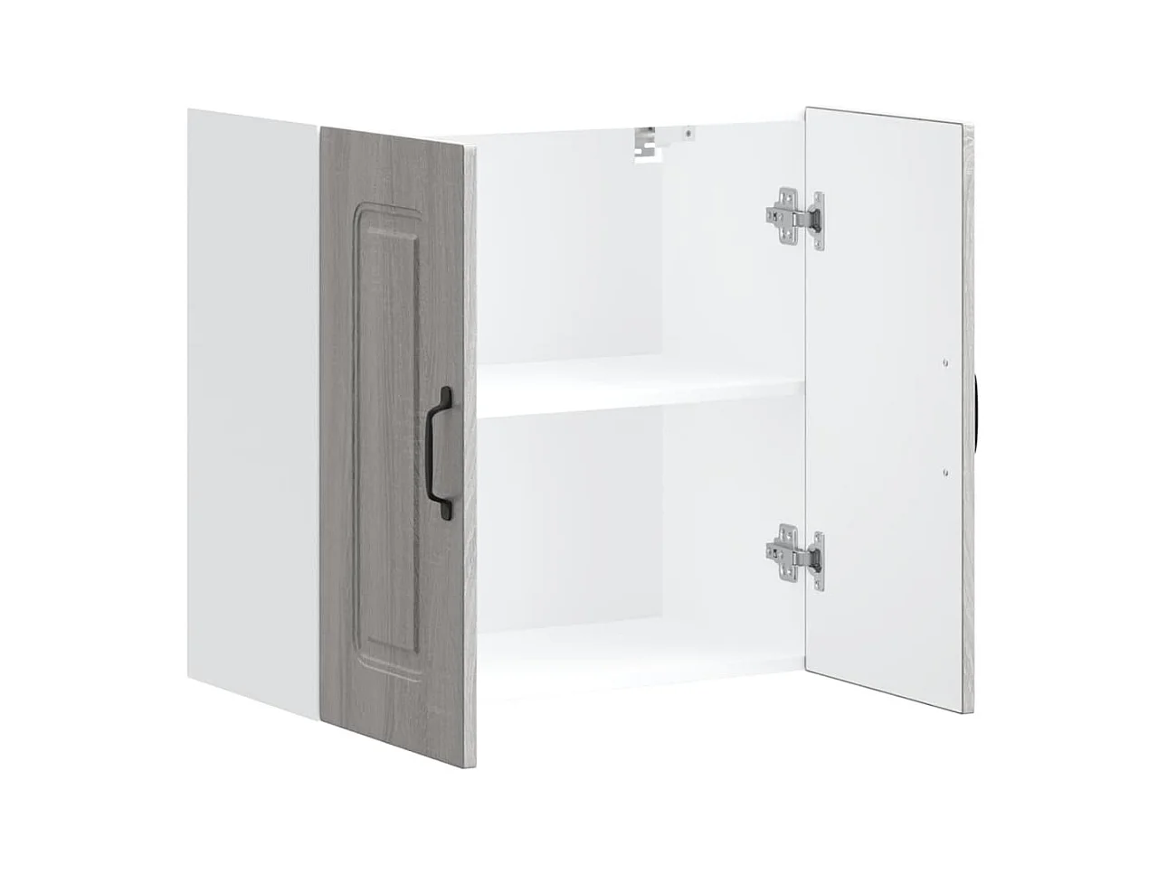 Armoire murale de cuisine sonoma gris bois d'ingénierie