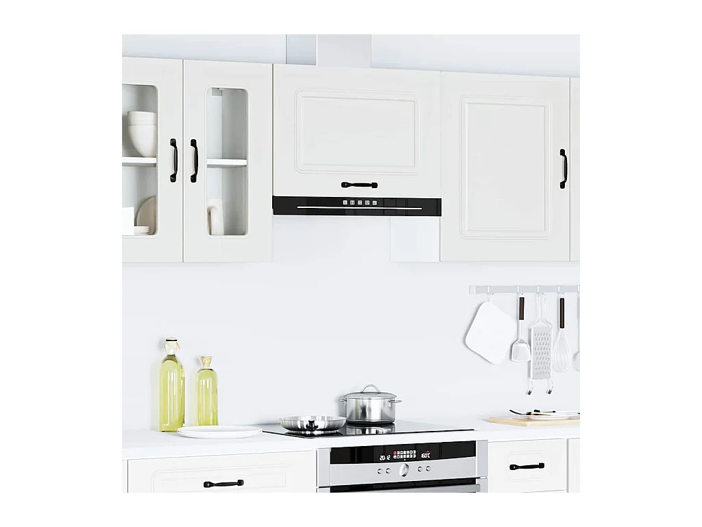 Mobile da cucina in legno ingegnerizzato bianco