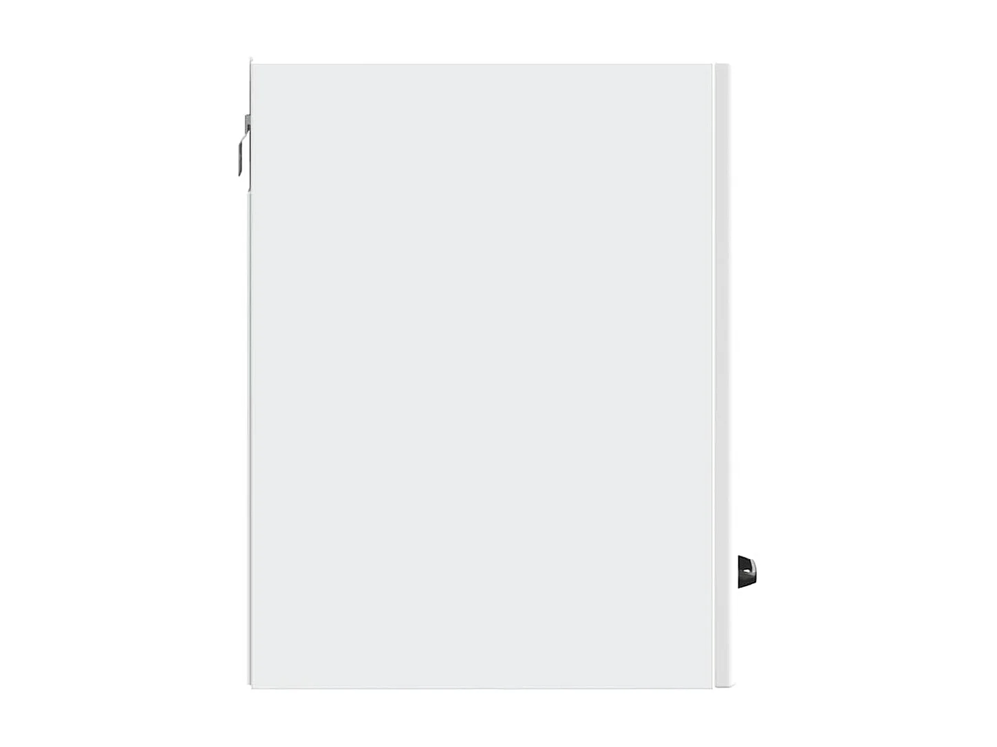 Kalmar witte keukenwandkast van bewerkt hout