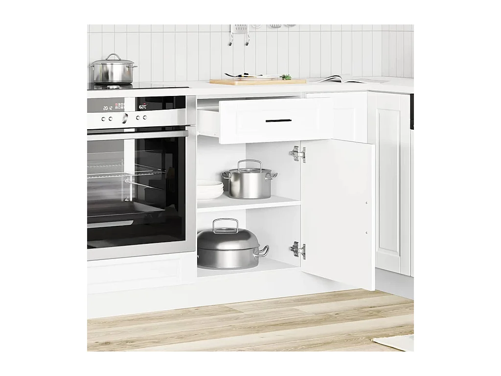 Mobile da cucina in legno ingegnerizzato bianco Porto