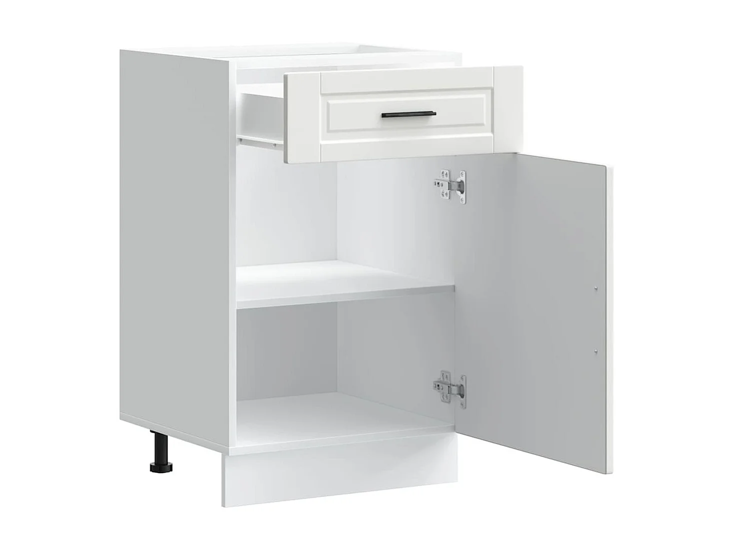 Armoire de cuisine blanc bois d'ingénierie