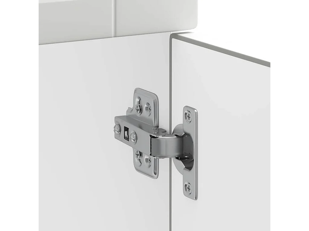 Armoire de cuisine blanc bois d'ingénierie